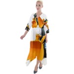 937h 1 955n 2 955n 1 932 1 Quarter Sleeve Wrap Front Maxi Dress