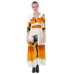 Button Up Maxi Dress 