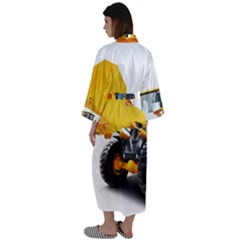 Maxi Satin Kimono 