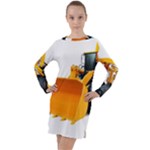 937h 1 955n 2 955n 1 932 1 Long Sleeve Hoodie Dress
