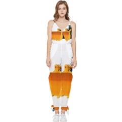 Sleeveless Tie Ankle Chiffon Jumpsuit 