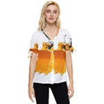937h 1 955n 2 955n 1 932 1 Bow Sleeve Button Up Top