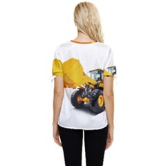Bow Sleeve Button Up Top 