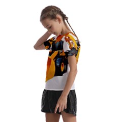Kids  Frill Chiffon Blouse 