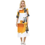 937h 1 955n 2 955n 1 932 1 Double Cuff Midi Dress