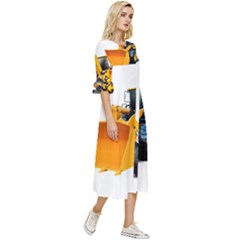 Double Cuff Midi Dress 