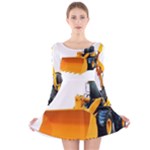 937h 1 955n 2 955n 1 932 1 Long Sleeve Velvet Skater Dress