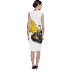 Classic Sleeveless Midi Dress 