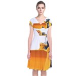 937h 1 955n 2 955n 1 932 1 Short Sleeve Front Wrap Dress