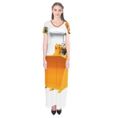 Short Sleeve Maxi Dress 