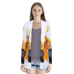 Drape Collar Cardigan 
