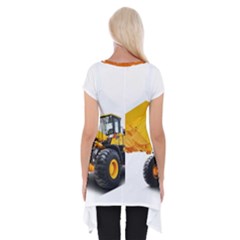 Short Sleeve Side Drop Tunic 