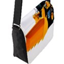 Flap Closure Messenger Bag (L) 