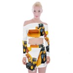 937h 1 955n 2 955n 1 932 1 Off Shoulder Top with Mini Skirt Set