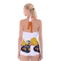 Boyleg Halter Swimsuit  