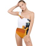 937h 1 955n 2 955n 1 932 1 Frilly One Shoulder Swimsuit