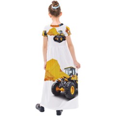 Kids  Short Sleeve Maxi Dress 