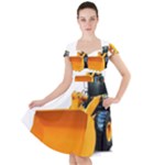 937h 1 955n 2 955n 1 932 1 Cap Sleeve Midi Dress