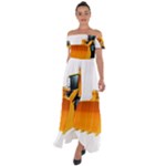 937h 1 955n 2 955n 1 932 1 Off Shoulder Open Front Chiffon Dress