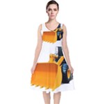Earth-moving machinery brand new wheel loader sinomach 1.1CBM 2T 918H wheel loader V-Neck Midi Sleeveless Dress 