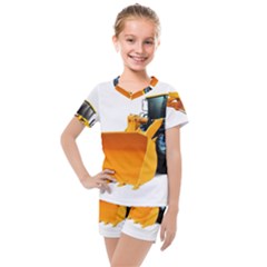 Kids  Mesh T-Shirt and Shorts Set 