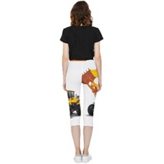 Inside Out Lightweight Velour Capri Leggings  