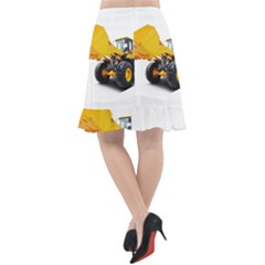 Fishtail Chiffon Skirt 