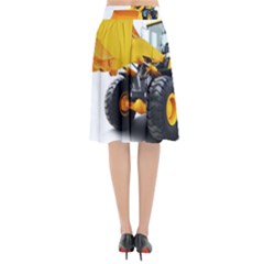 Flared Midi Skirt 