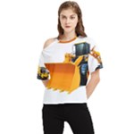 937h 1 955n 2 955n 1 932 1 One Shoulder Cut Out Tee