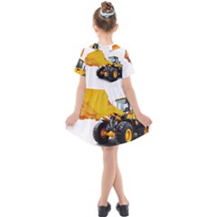 Kids  Short Sleeve Shirt Dress 
