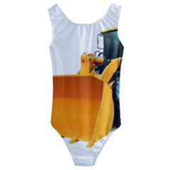 Kids  Cut-Out Back One Piece Swimsuit 
