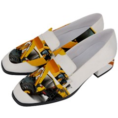 Women s Chunky Heel Loafers 