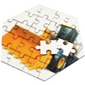 Wooden Puzzle Hexagon 