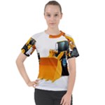 Earth-moving machinery brand new wheel loader sinomach 1.1CBM 2T 918H wheel loader Women s Sport Raglan Tee