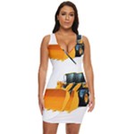 Earth-moving machinery brand new wheel loader sinomach 1.1CBM 2T 918H wheel loader Draped Bodycon Dress