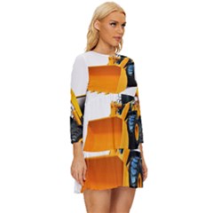 Long Sleeve Babydoll Dress 