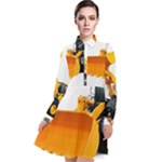 Earth-moving machinery brand new wheel loader sinomach 1.1CBM 2T 918H wheel loader Long Sleeve Chiffon Shirt Dress