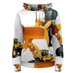 Earth-moving machinery brand new wheel loader sinomach 1.1CBM 2T 918H wheel loader Women s Pullover Hoodie