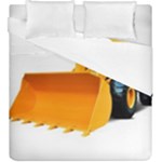 Earth-moving machinery brand new wheel loader sinomach 1.1CBM 2T 918H wheel loader Duvet Cover Double Side (King Size)