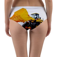 Reversible Mid-Waist Bikini Bottoms 