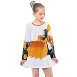 Earth-moving machinery brand new wheel loader sinomach 1.1CBM 2T 918H wheel loader Kids  Long Sleeve Dress