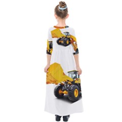 Kids  Quarter Sleeve Maxi Dress 