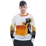 Earth-moving machinery brand new wheel loader sinomach 1.1CBM 2T 918H wheel loader Men s Long Sleeve Raglan Tee