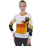 Earth-moving machinery brand new wheel loader sinomach 1.1CBM 2T 918H wheel loader Women s Long Sleeve Raglan Tee