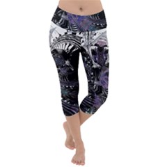 Lightweight Velour Capri Yoga Leggings 