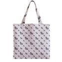 Zipper Grocery Tote Bag 