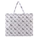 Zipper Large Tote Bag 