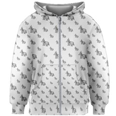 Kids  Zipper Hoodie Without Drawstring 