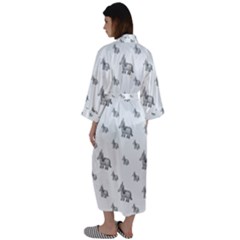 Maxi Satin Kimono 