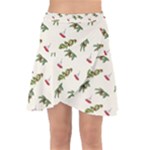 Spruce And Pine Branches Wrap Front Skirt